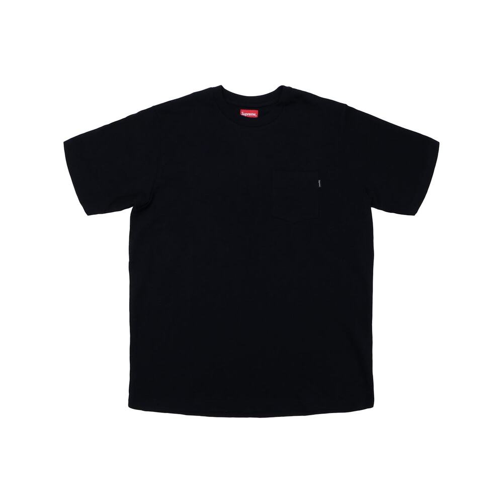 Supreme Black Pocket Tee T Shirt Size Medium New!